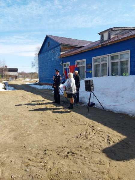 В Муезерском районе открыта мемориальная доска в честь сотрудника органов внутренних дел Олега Купцова